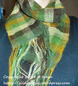 Ręcznie tkany szalik / Hand woven scarf